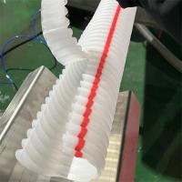 40-160mm径 二重壁波形管製造機、120-200kg/hの容量