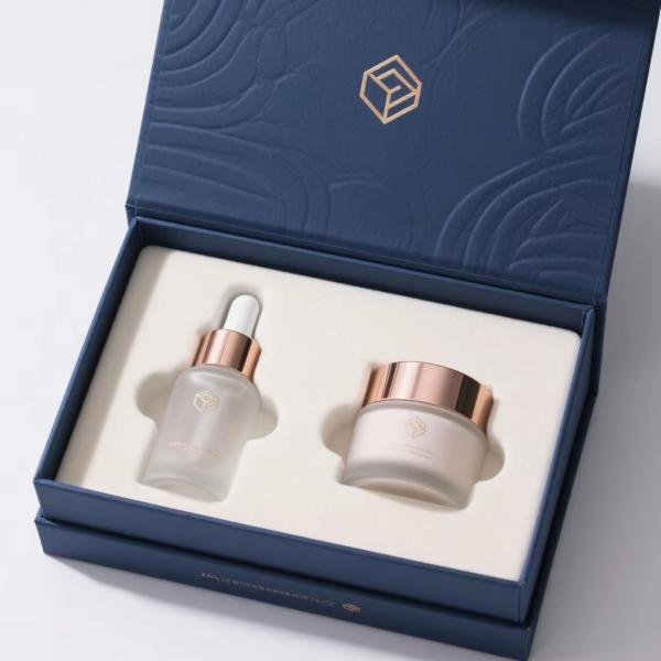 Caja de regalo de perfumes de lujo con logotipo personalizado con impresión UV