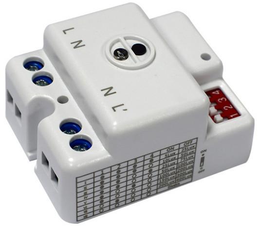 4 tensão da unidade 220VAC 240VAC do sensor da luz do dia da fotocélula dos portos