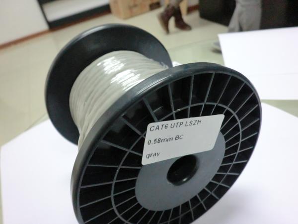 23AWG Nylon UTP FTP Cat6 Lan Cable HDPE BC 4 Pair Connector