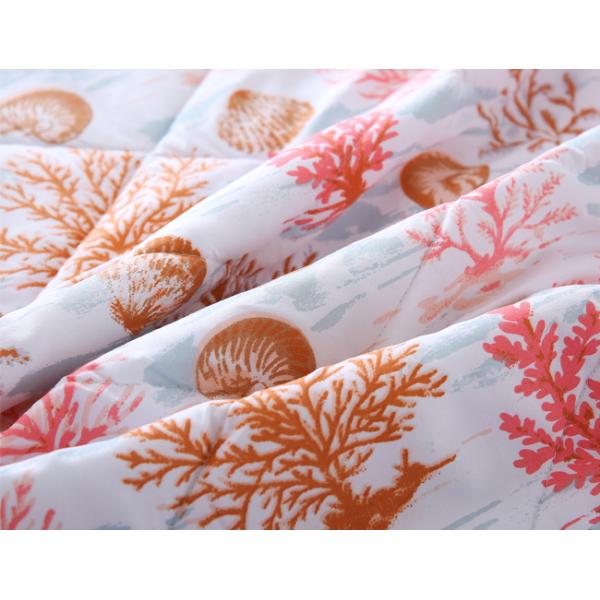 Polyester Cotton Leaf Floral Printed 150x200cm Fiber Quilts
