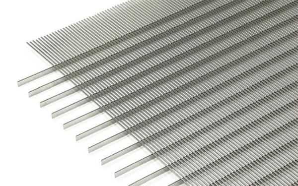 Welded Johnson Wedge Wire Flat Panel Stainless Steel Material Heat Resisting