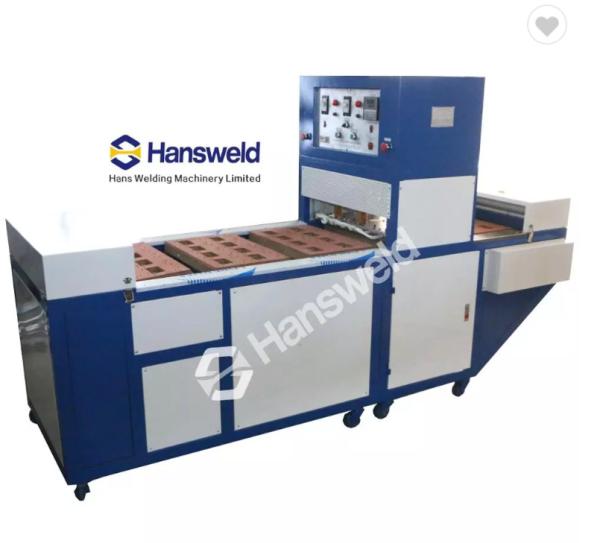 Automatic Battery Clamshell Heat Sealer / OEM Card Packing Machine 380V