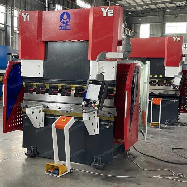 Hydraulic CNC Press Brake Electro-Hydraulic 63T Sheet Metal Bending Chinese Stable Controller 4 Axis