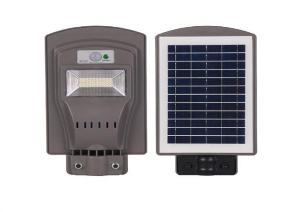 ABS Body Sensor Radar Grey LED Solar Integrated Lamp For Road Lighting