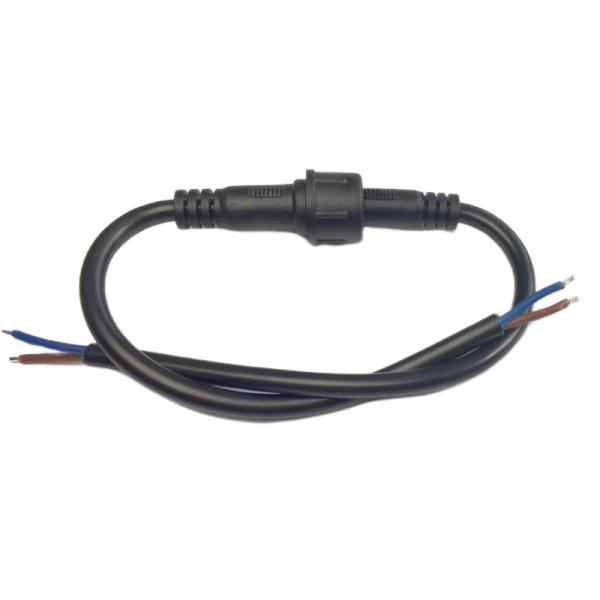 IP68 Waterproof M15 Connector Cable with 300V Rated Voltage and 2-6 Pin Options for LED Strip Light Wire