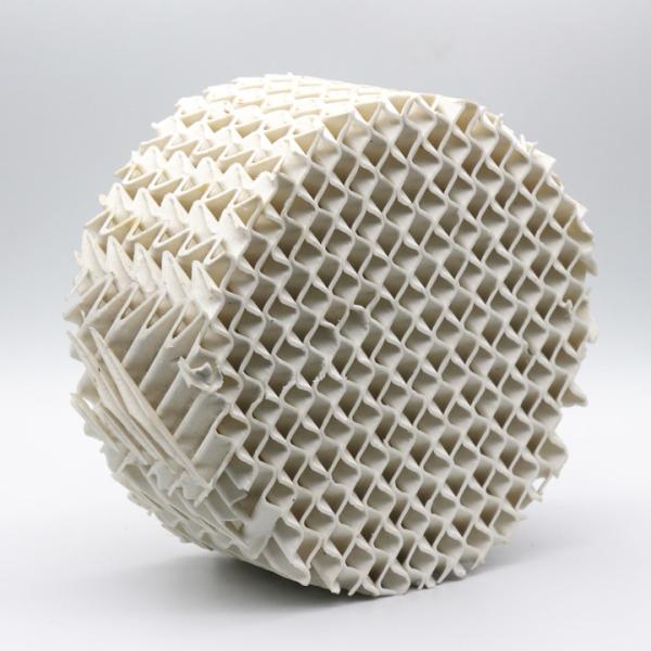 Corrugated Plate Ceramic Tower Packing For Distillation Column Structured Packing