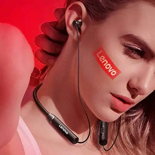 Lenovo HE05 Bluetooth Neckband Headphones Noise Reduction Waterproof 50g