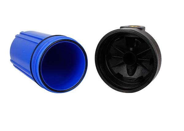 10'' big blue whole house plastic water filter housings with  1'' inlet/outlet port