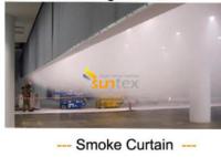 L'unité centrale a enduit le petit pain de tissu de tissu de fibre de verre de Sell Silicone Coated de fabricant de la Chine de tissu de fibre de verre pour le rideau en fumée