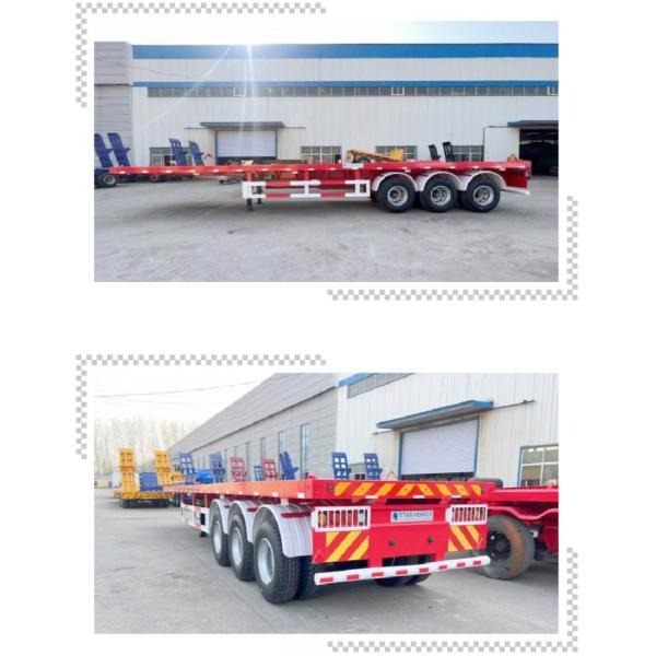 TITAN 3 Axle 40 Ft Flatbed Semi Trailers for Sale Near Me