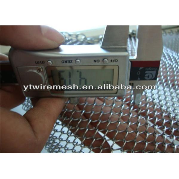 Aluminum Hanging Metal Coil Drapery / Curtain Product 1.5mm