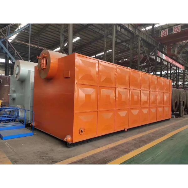 82% Thermal Efficiency Biomass Coal Fired Steam Boiler Double Cylinder