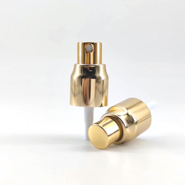 20mm 20/410 Golden Aluminium Collar Mist Pump Perfume Sprayer Top For Essence