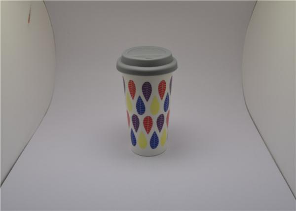 Single Wall Heat Sensitive Color Changing Mugs Custom , V Shaped