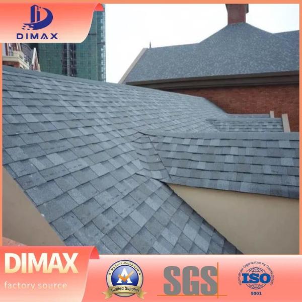 Anti Wind Fiberglass Asphalt Shingles Colored Fiberglass Mat Shingles