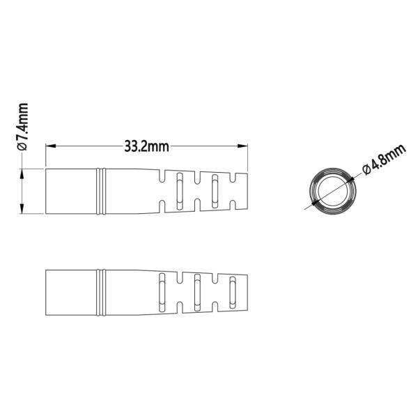 12 гибкий провод полярности b Aqua кабеля мультимодных 50/125 3.0mm LSZH хобота ядра MPO