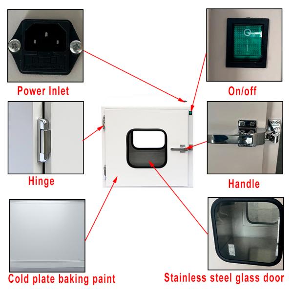 Настраиваемая лаборатория пропускает через коробку Ламинальный поток пропускает коробку OEM / ODM Приемлемо