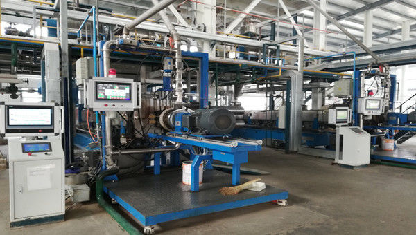 Plastic Recycling Twin Screw Extruder PC Granulator 3300kg Per Hour Polymer Compounding Equipment