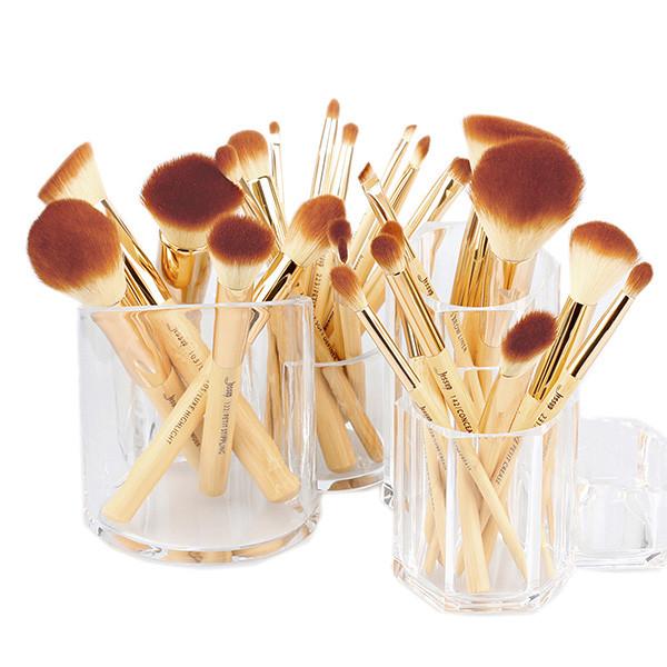 Jessup 25pcs Bamboo Makeup Brushes Set Makeup Foundation Brush Suppliers China Antimicrobial Brush T135