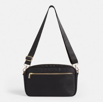 BSCI Designer Women Nylon Bags 22cm Sling Bag With Detachable Strap