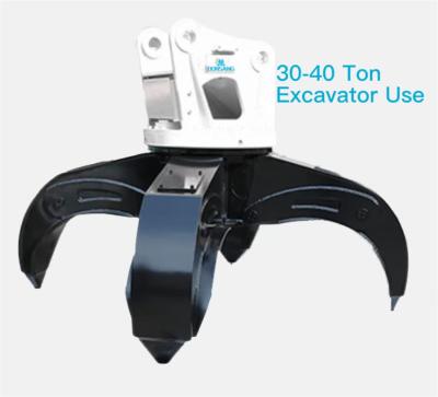 0.8m3 a máquina escavadora Grapple Attachment Hydraulic luta para a máquina escavadora 50T