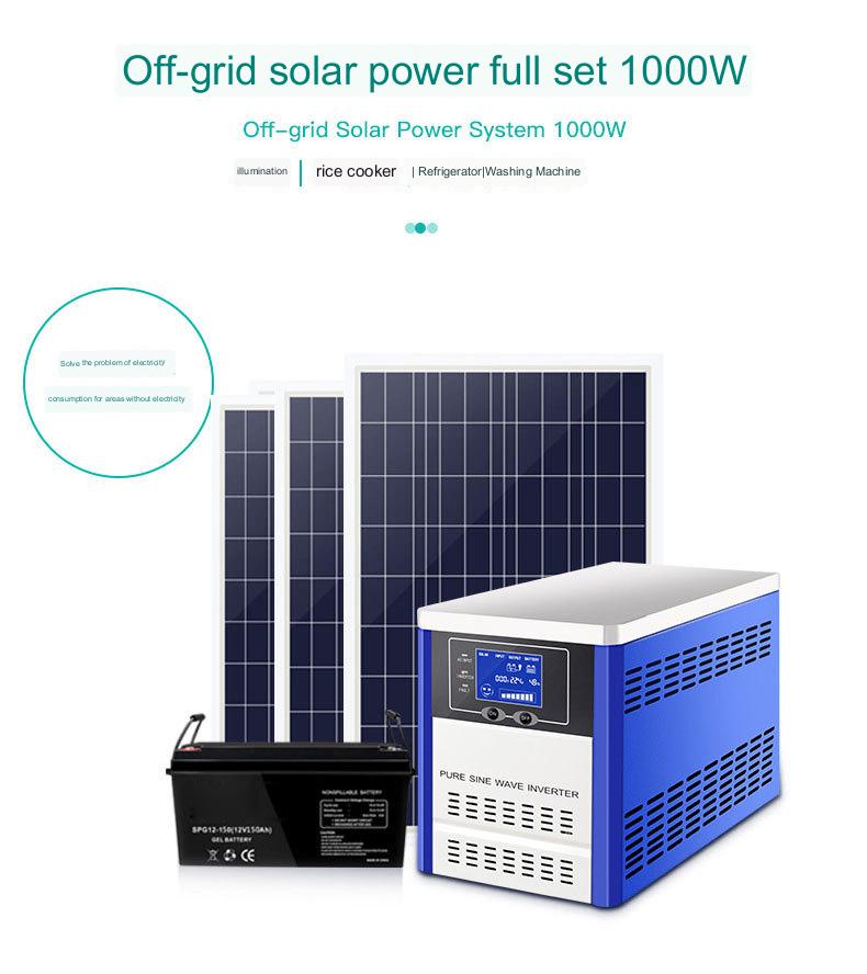Полностью автоматическое управление инвертора -решетки дома системы 220v 1KW поколения солнечной энергии