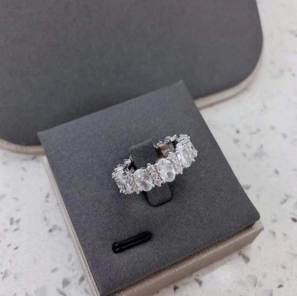 Wedding Bridal S925 CZ Sterling Silver Cubic Zirconia Rings Women Jewelry