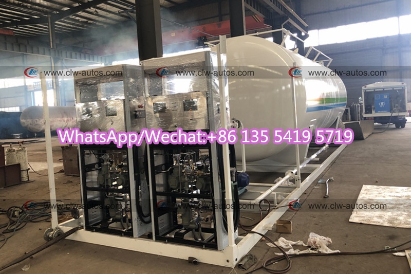 30000 Q370r LPG литров станции скида с распределителем