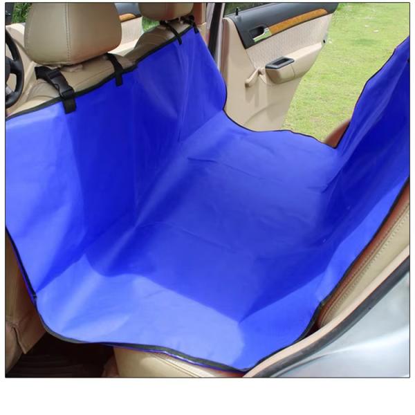 Customized Dog Back Seat Covers Durable Pet Car Seat Covers With Leash Folding Feeding Bowl