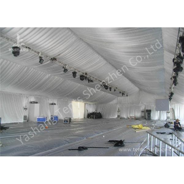 Air Conditioning Outdoor Event Tent , Beautiful Outside Event Tents Luxury Linings