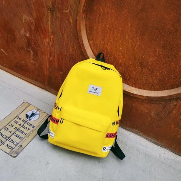 Schoolbag female Korean version of high school students backpacks large capacity backpacks male street photo trend