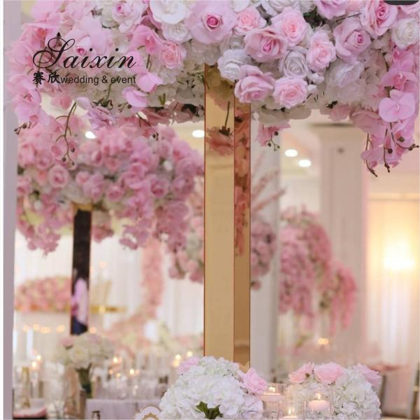 3 рука 9 рука кристаллическая канделябра свадьба черное стекло свадебный стол 110 см