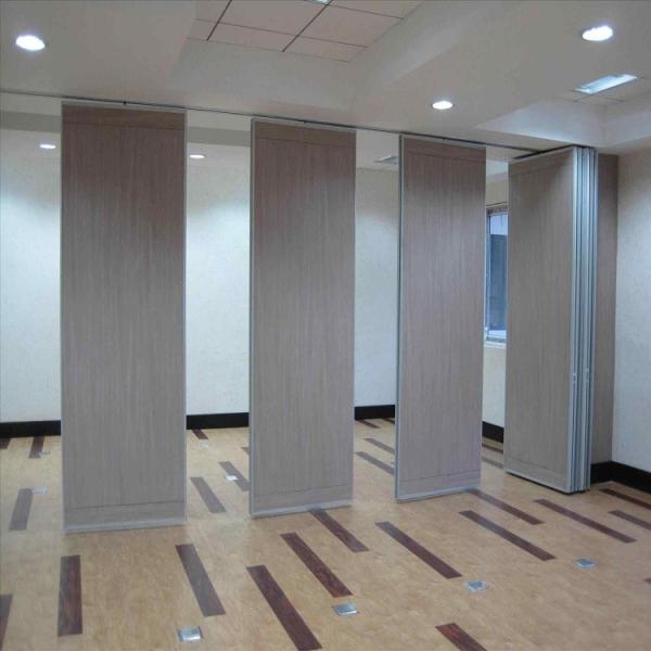 Studio Room Dividers Wooden Accordion Wall Operable Folding Walls