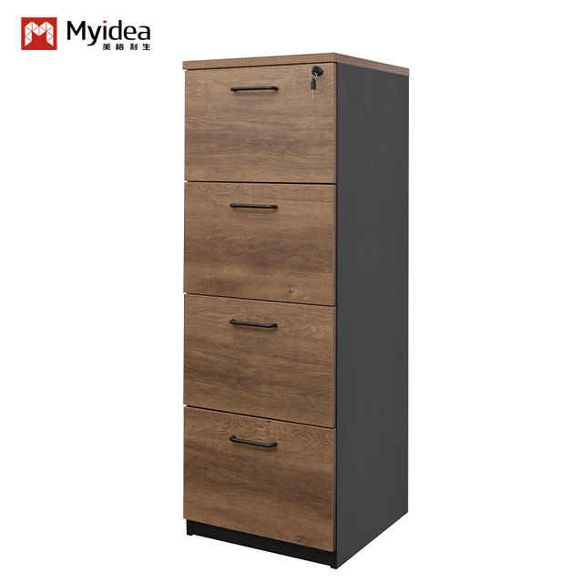 Lockable Drawer Storage Cabinet with Large Capacity – Eco-Friendly Materials, Customizable Sizes and Colors for Versatile Office Organization.