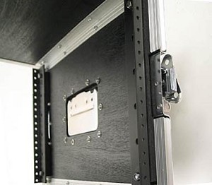 4U Вертикальная установка с рельсом сетевого шкафа в черном порошкообразном покрытии