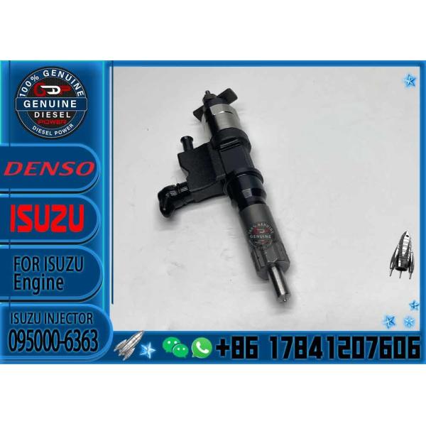 Inyector de combustible diesel de buena calidad para el tren común Assy 095000-6363 095000-6366 para ISUZU 6HK1 FORWARD 4HK1 N SERIES