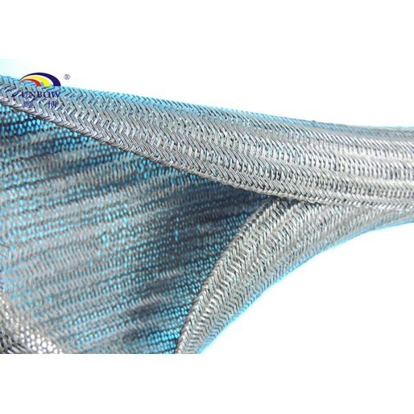 Non-flammable abrasive Self-locking Expandable Sleeving / Sleeves Fast fixing and Self-closing