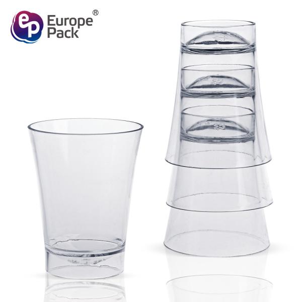 Wholesale clear disposable plastic water yogurt packaging cups with multi use
