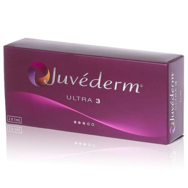 Acide hyaluronique injectable de Juvederm Ultra3 pour le remplisseur 2x1ml cutané de lèvre