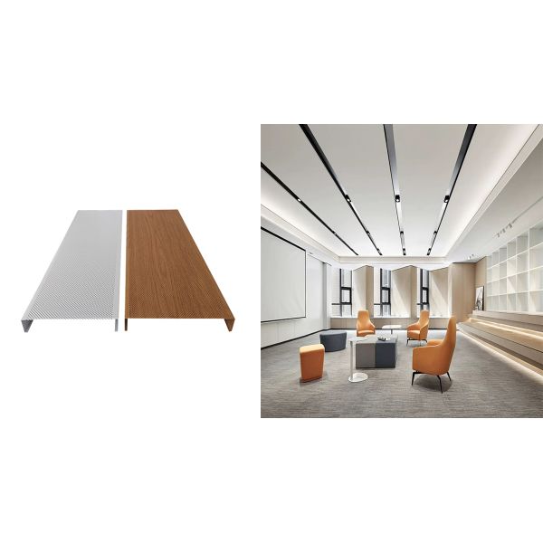 Aluminum Material Aluminum Strip Ceiling Panels Combining Lightweight Design With High Strength And Corrosion Resistance
