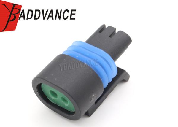 2 Hole Pull to Seat Metri-Pack 150.2 Series Blk Waterproof Connector 12162193