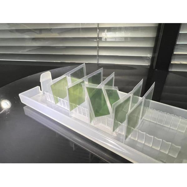 вафля 10 x 10 x 0.5mm кремниевого карбида 2sp 4H-SEMI 4H-N SIC