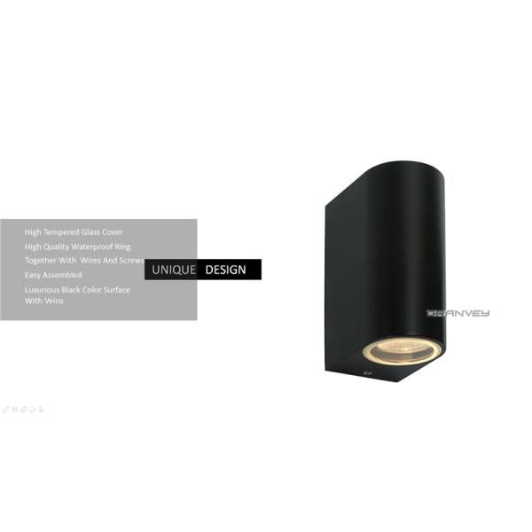 Modern LED Outdoor Wall Lights 2x3W COB Sconce Aluminum Shell Up And Down Shine