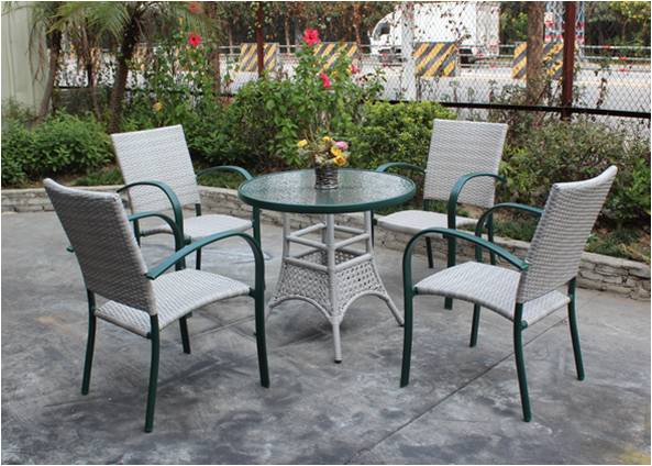 garden furniture aluminum alloy dining furniture-17048