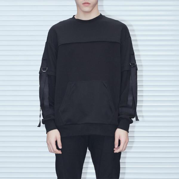 Crewneck Mens Hoodies And Sweatshirts Hip Hop Style Breathable Customzied Size