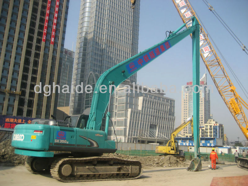 CE Certified Excavator Long Reach Arm up to 34m