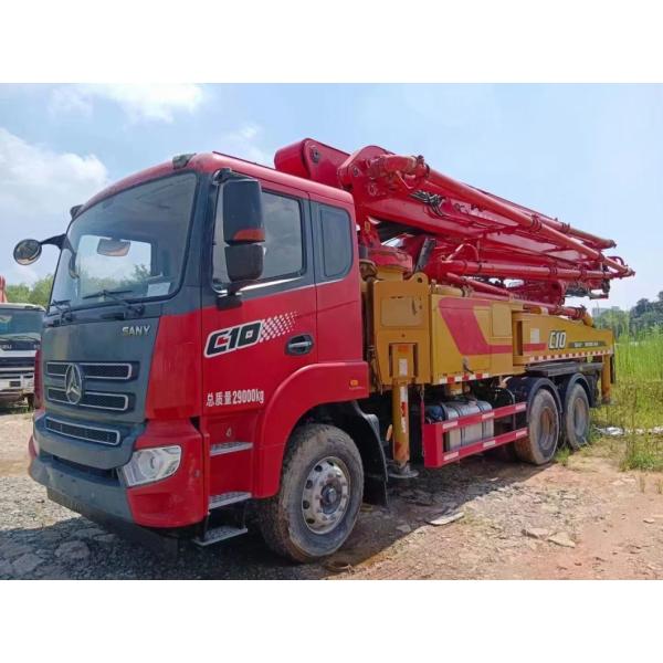 Used 2021 43m Concrete Pump Truck Perfect Original Condition Stable Pumping Work