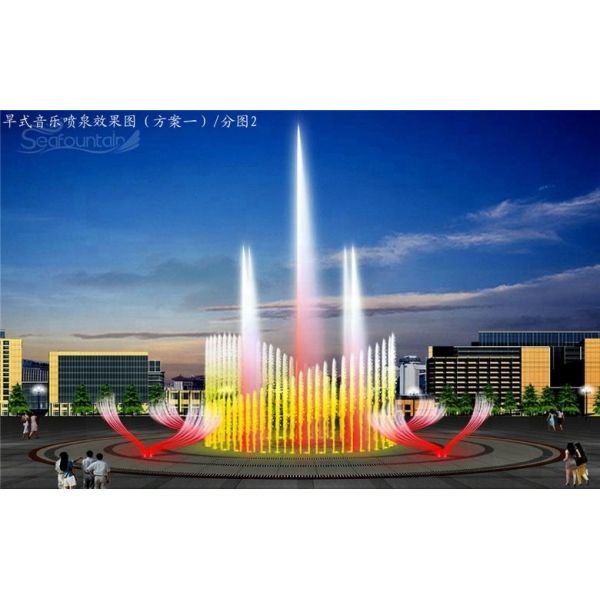 Commercial celebrate combination type fountain