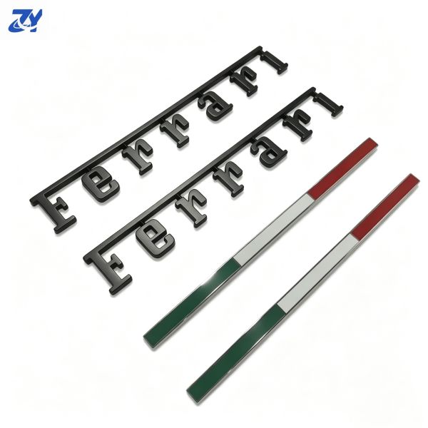Hot Selling High Quality Carbon Fiber Car logo for Ferrari F8 Spider&Tributo Car Emblem Badge